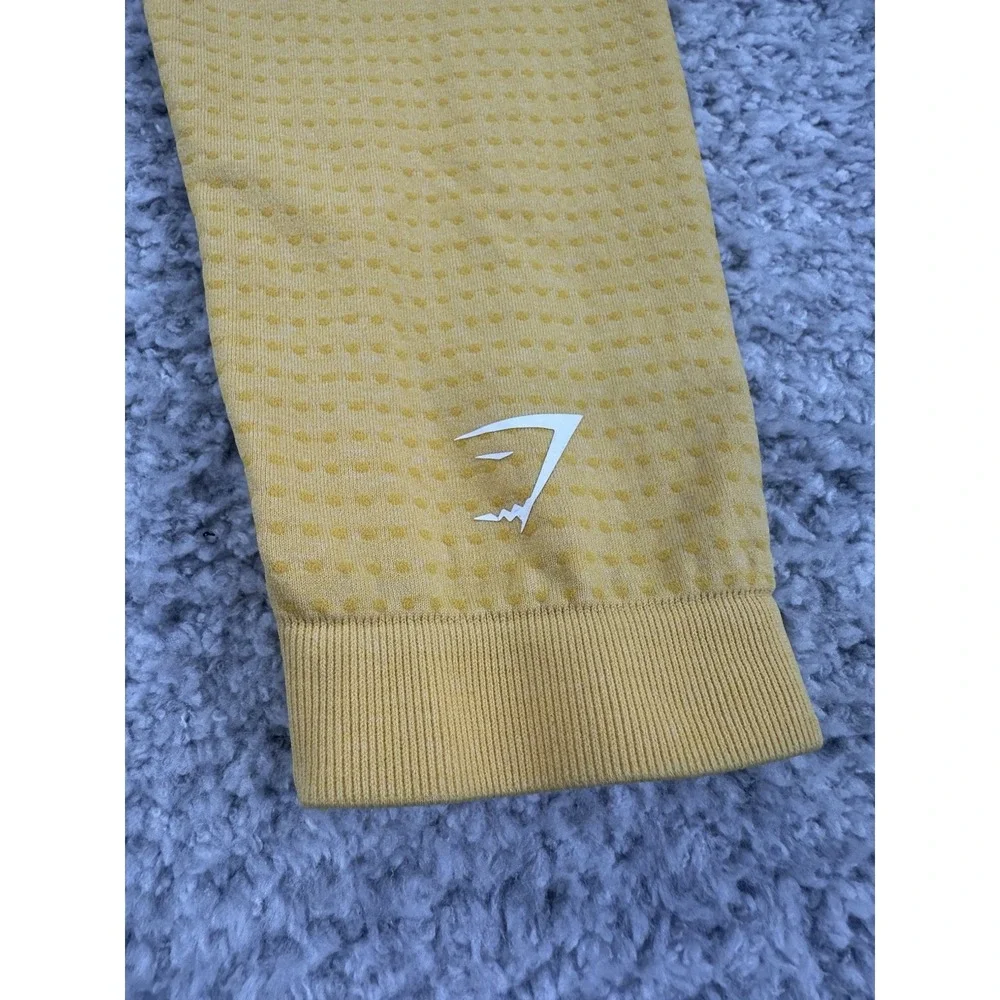 Gymshark‎ Women's Vital Seamless 2.0 Leggings - Yellow Marl XS  Workout Gym